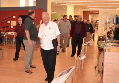 Lloyd Meyer with Renner Academy piano technicians at the Museum of Musical Instruments in Phoenix, Arizona
