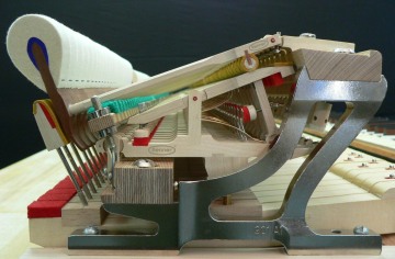 Photo: World famous Renner grand piano action.