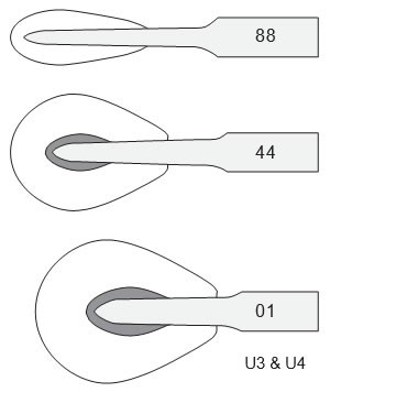 Renner Piano Upright Piano Hammers to-scale diagrams Renner Piano Upright Piano Hammers to-scale diagrams