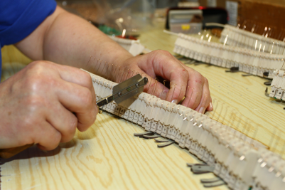 Piano Action manufacturing in Louis Renner factory in Germany