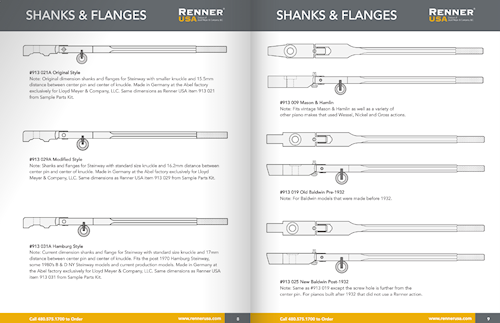Renner USA online interactive piano action parts catalog. Renner USA online interactive piano action parts catalog.